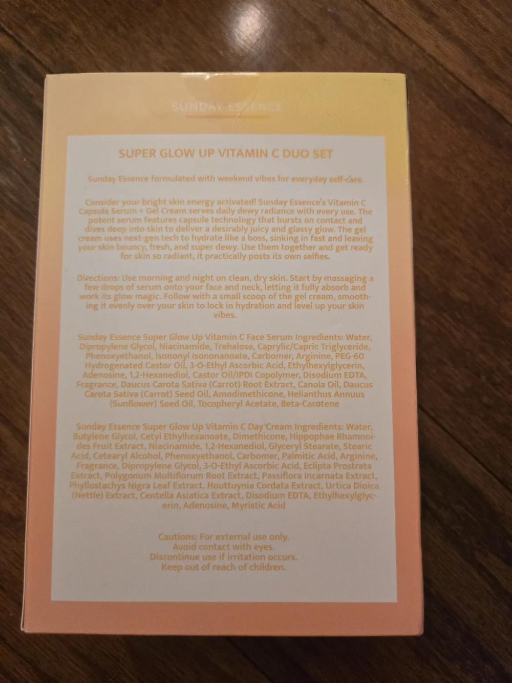 Super Glow Up Vitamin C Duo Set — Peach Glow